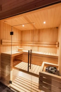 sauna room